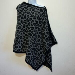Barefoot Dream Cozy Chic Leopard Poncho